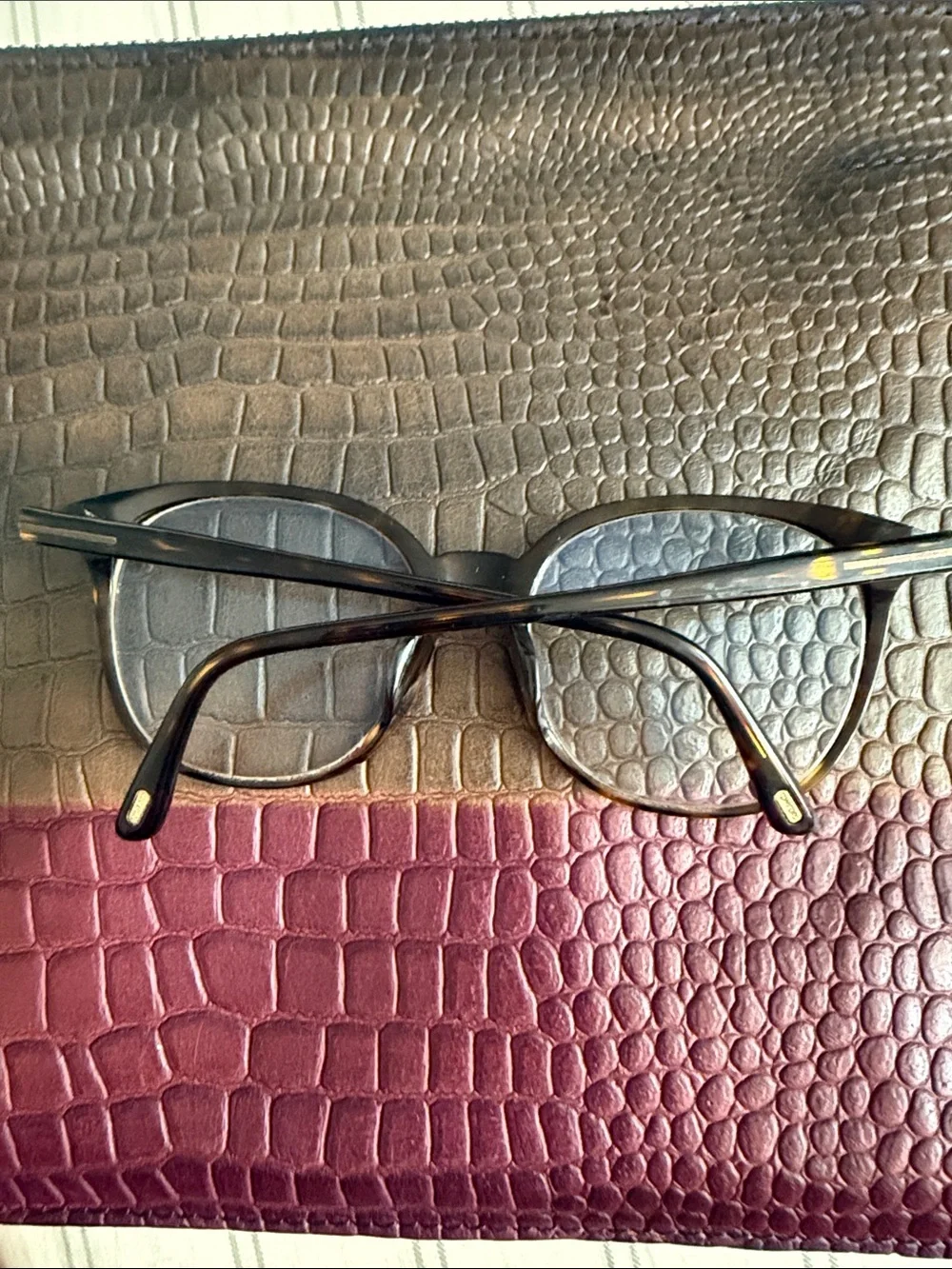 Authentic Tom Ford TF5671-F-B 052 Tortoise Eyeglasses Frames